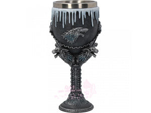 *进口中世纪酒杯 权利的游戏高脚杯 House Stark Goblet魔法仪式杯