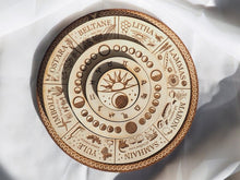 將圖片載入圖庫檢視器 Pagan Wheel of the Year Calendar 异教徒年度车轮日历
