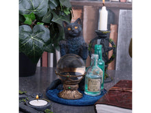 將圖片載入圖庫檢視器 能量雕像系列~*进口巫师的学徒雕像 黑色的猫 魔法瓶 水晶球
