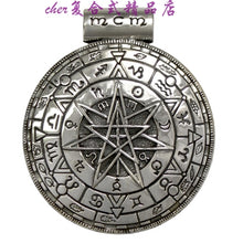 將圖片載入圖庫檢視器 炼金术师护身符魔法牌守护符 Magic Circle Alchemical Pentacle
