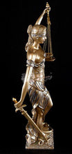 將圖片載入圖庫檢視器 能量雕像系列~*欧州进口正义女神雕塑青铜雕像工艺品礼品桌面摆件 律师能量摆件
