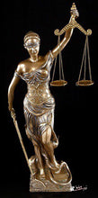 將圖片載入圖庫檢視器 能量雕像系列~*欧州进口正义女神雕塑青铜雕像工艺品礼品桌面摆件 律师能量摆件
