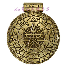 將圖片載入圖庫檢視器 炼金术师护身符魔法牌守护符 Magic Circle Alchemical Pentacle
