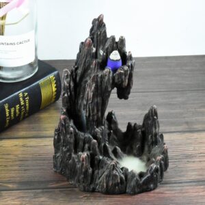 魔法香炉~威卡专供怪石山倒流香炉树脂工艺品书房办公室倒流烟摆件原装正品