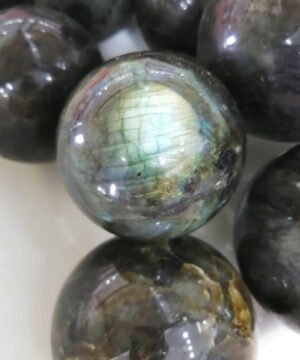 能量晶石收藏~天然月光石拉长石球 水晶摆件原石矿物工艺礼品