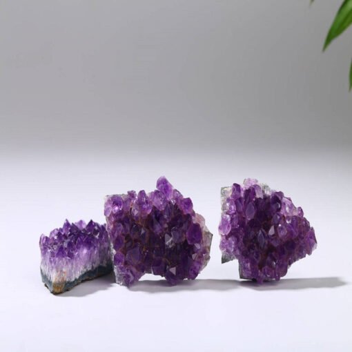 能量晶石收藏~天然原矿紫晶簇 原石紫水晶片 外贸：圖片 3