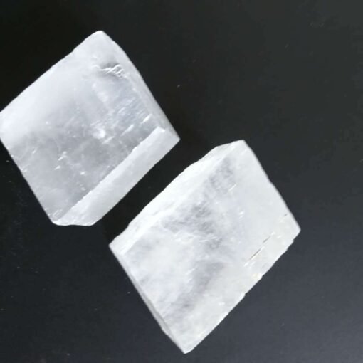 能量晶石收藏~天然白色方解石光学晶体 原矿物标本透明白色晶体原石：圖片 2