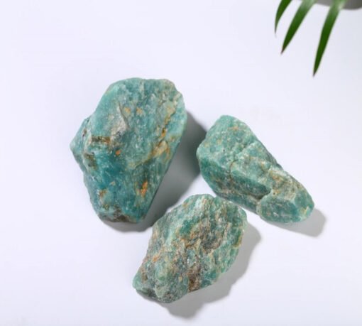 能量晶石收藏~天然天河石原石 原矿物标本3-8厘米原石雕刻料：圖片 3