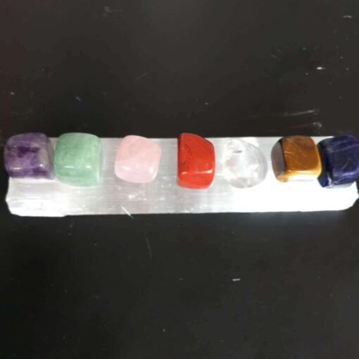 能量晶石收藏~天然透石膏棒 水晶瑜伽七脉轮碎碎石 石膏板：圖片 4