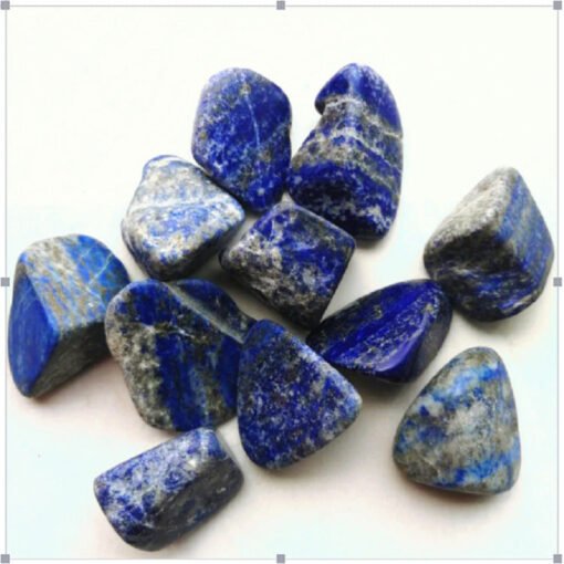 能量晶石收藏~天然青金石打磨大颗粒 水晶碎石 鱼缸花盆装饰脉轮石：圖片 5