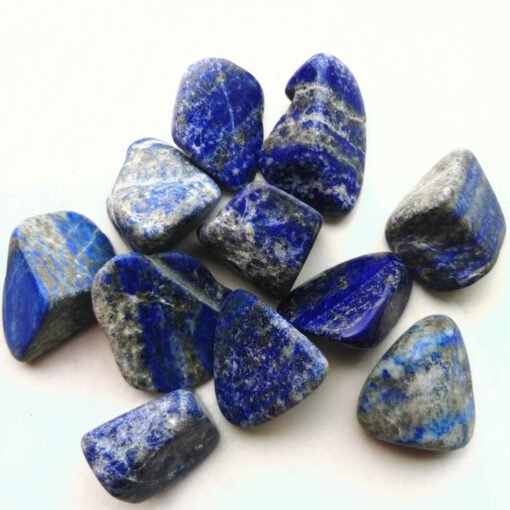 能量晶石收藏~天然青金石打磨大颗粒 水晶碎石 鱼缸花盆装饰脉轮石：圖片 4