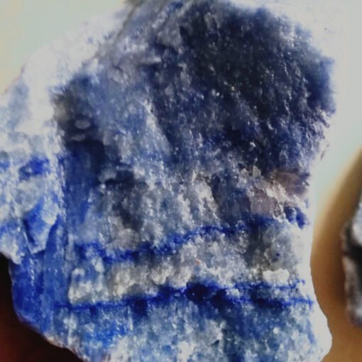 能量水晶正品~天然蓝东陵原石 大块矿物原石 工艺品雕刻料：圖片 2