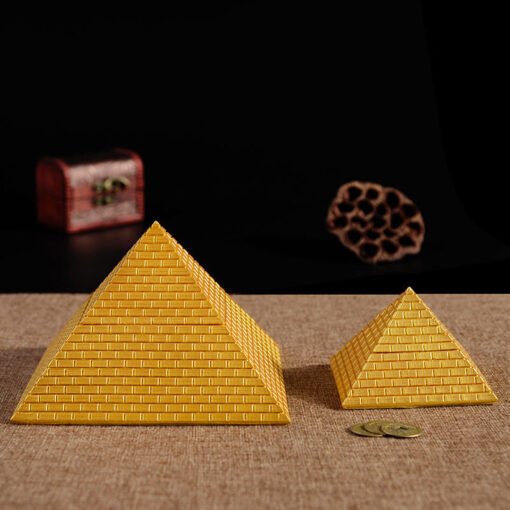 能量金字塔发生器风水镇宅转运许愿塔深海矿石金可搭寻龙尺摆件：圖片 2