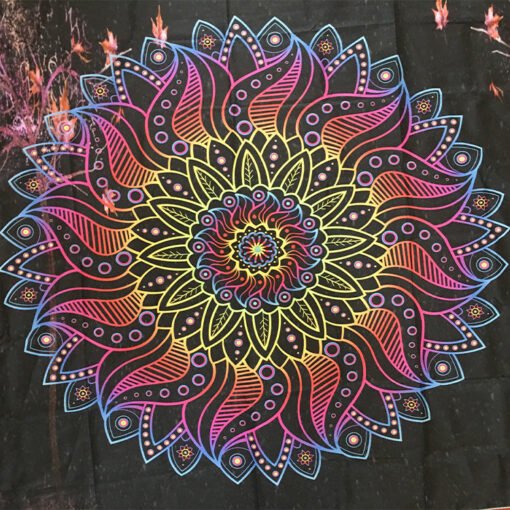 能量塔罗布~魔法仪式布 祭坛布 挂毯  塔罗布 浴巾 瑜伽垫 沙滩巾 毯子 桌布：圖片 14