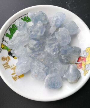 能量晶石收藏~天然原石天青石碎石 矿物标本 各种饰品雕刻料
