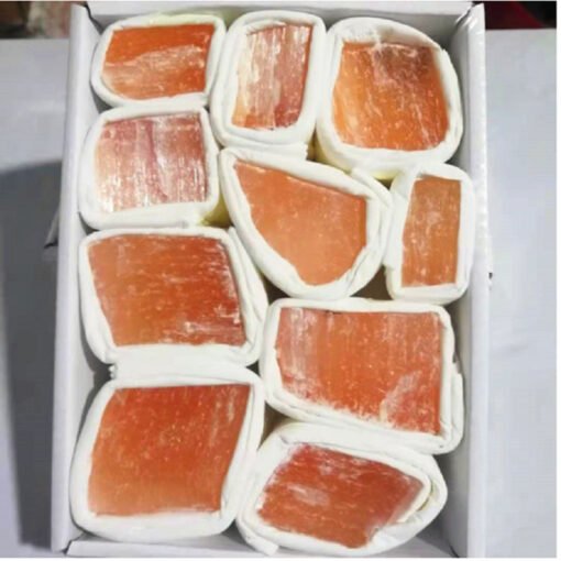 能量晶石收藏~天然黄石膏原石标 矿物标本 原石矿标盒销售：圖片 5