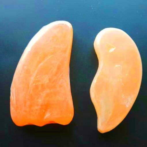 能量晶石收藏~跨进外贸白石膏刮痧板 刮痧按摩美容家用品销售：圖片 4