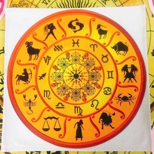能量塔罗布~祭坛布魔法仪式桌布 生命之花桌布 塔罗占卜桌布灵性能量冥想仪式：圖片 5