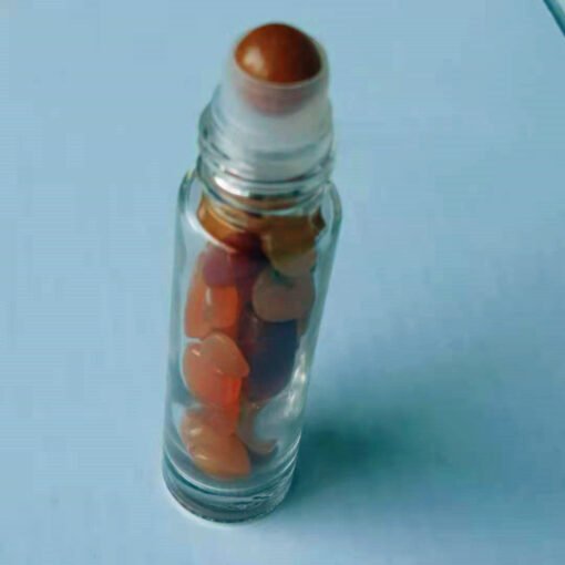 能量晶石收藏~天然半宝石走珠瓶 化妆品精油瓶 10种 碎石礼品：圖片 7