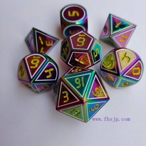 第五人格金属骰子COC桌游跑团TRPG克苏鲁dice多面色子龙与地下城：圖片 3