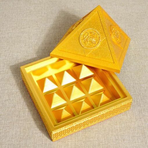能量金字塔发生器风水镇宅转运许愿塔深海矿石金可搭寻龙尺摆件：圖片 14