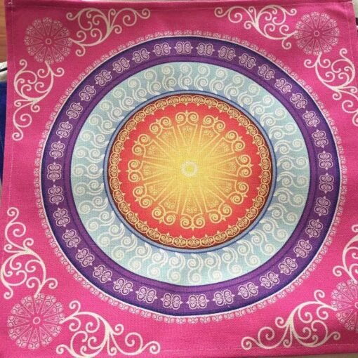 能量塔罗布~祭坛布魔法仪式桌布 生命之花桌布 塔罗占卜桌布灵性能量冥想仪式：圖片 24