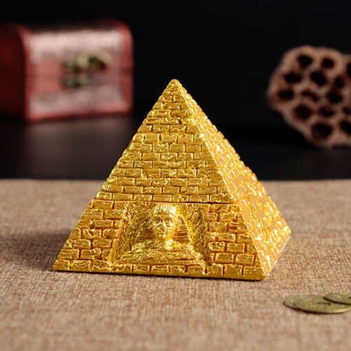 能量金字塔发生器风水镇宅转运许愿塔深海矿石金可搭寻龙尺摆件：圖片 7