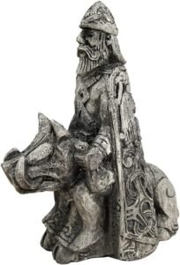进口 Dryad Design Freyr Norse收获之神雕像-石头饰面