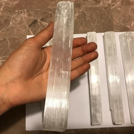 进口 Pachamama Essentials亚硒酸棒棒6-8.5英寸长-1至2英寸宽-粗糙棒-愈合石：圖片 2