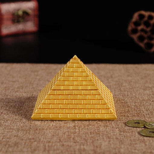 能量金字塔发生器风水镇宅转运许愿塔深海矿石金可搭寻龙尺摆件：圖片 9