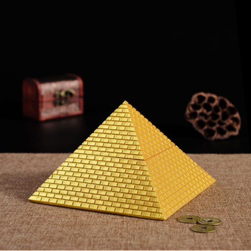 能量金字塔发生器风水镇宅转运许愿塔深海矿石金可搭寻龙尺摆件：圖片 11
