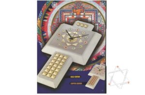 进口Jiten金字塔系列-黄金财富时钟 吸引财富