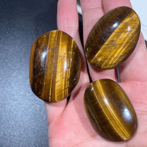 能量水晶正品~天然虎眼石随型虎睛石把玩水晶能量疗愈石摆件冥想石居家摆件装饰：圖片 2
