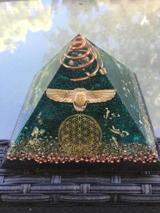 能量奥罡系列~全息Orgone 能量奥罡金字塔XL金字塔带特斯拉线圈：圖片 4