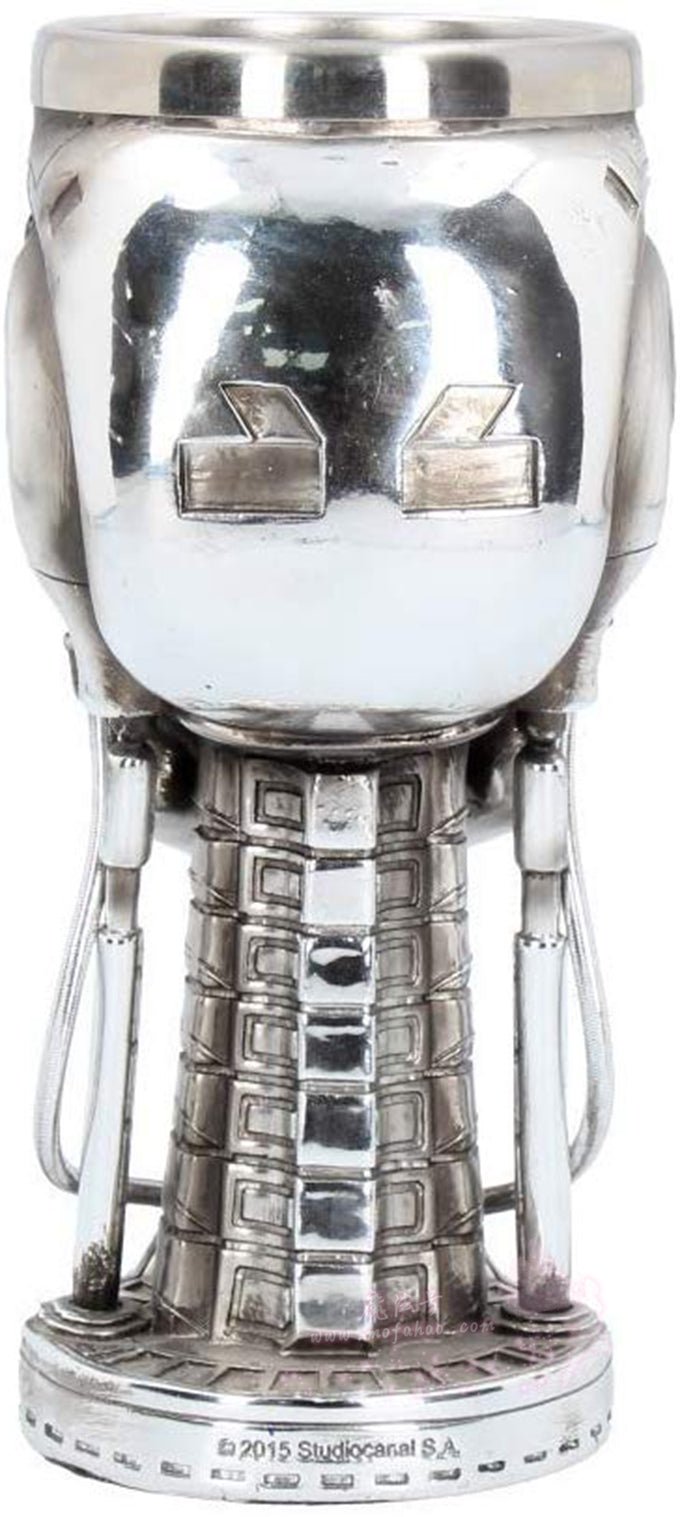 神秘学收藏~进口终结者头部高脚杯 终结者收藏手办:圖片 4