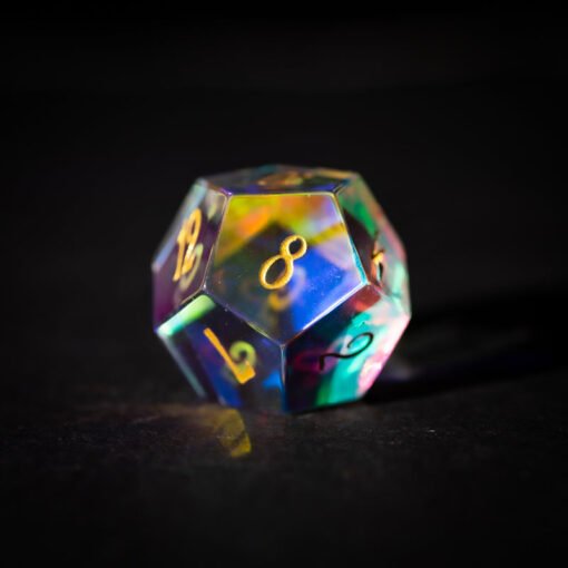 幻彩水晶 占星骰子占星水晶骰子星座色子占卜梅花骰子占星3件套：圖片 7