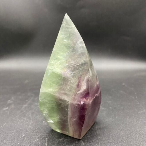 天然水晶摆件萤石火炬摆件小摆件桌面摆件手工雕刻件装饰摆件：圖片 2