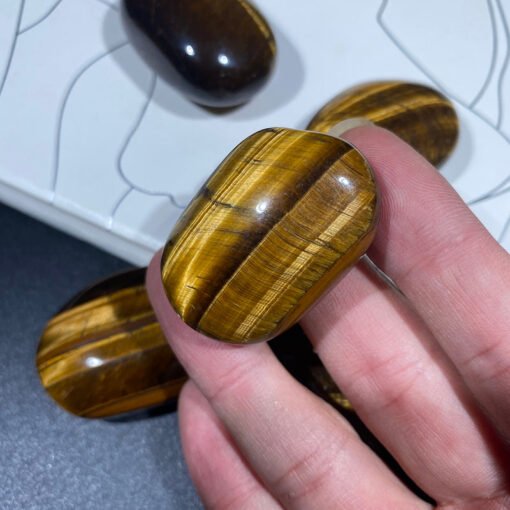 能量水晶正品~天然虎眼石随型虎睛石把玩水晶能量疗愈石摆件冥想石居家摆件装饰：圖片 3