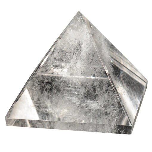 能量晶石收藏~天然白水晶粉晶紫晶金字塔发生器许愿灵修疗愈能量水晶居家摆件：圖片 5