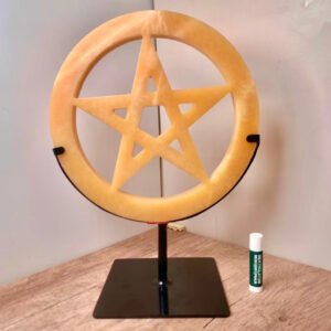 梅尔卡巴五芒星天然黄玉能量放大器