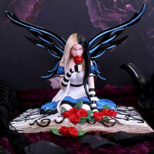 神秘学收藏~进口爱丽丝手办Alice wonderland19厘米-仙境仙人小雕像摆件：圖片 5