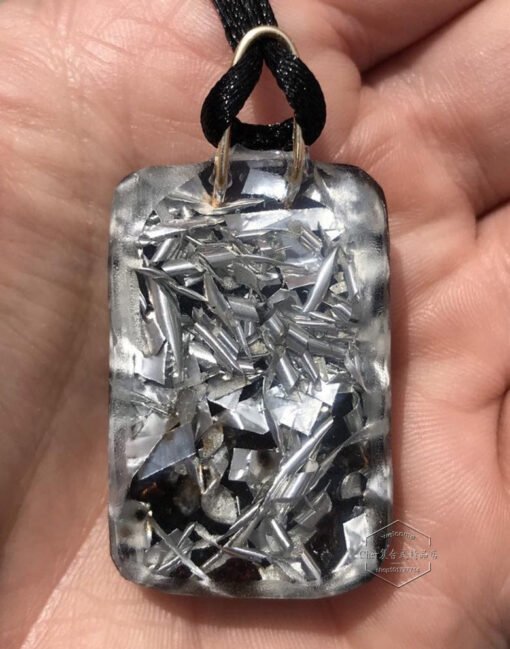 能量奥罡系列~美国顺吉特（次石墨）奥罡疗伤愈能量保护吊坠 灵气师手工制作：圖片 2