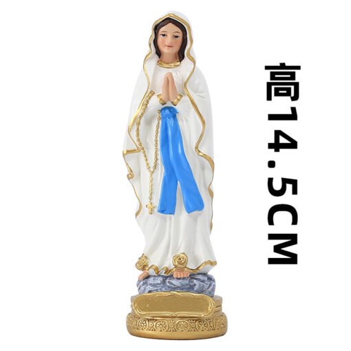 古典合掌人物摆件室内装饰母亲节礼物礼品树脂工艺品：圖片 2