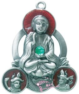 *进口宇宙裴沙迦古鲁日月菩萨姊妹吊坠 三和弦疗愈大师