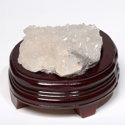 能量水晶正品~天然白水晶簇消磁净化能量摆件镇宅转运办公书房卧室桌面家居装饰：圖片 4