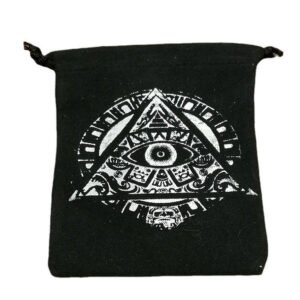 可订致金字塔眼绒布袋10x15cm塔罗神谕卡牌袋女巫用品收纳袋