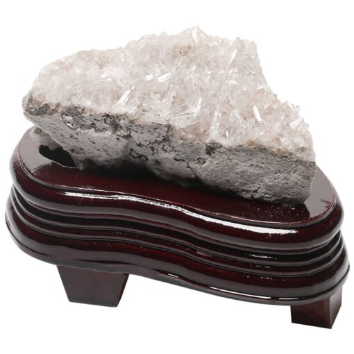 能量水晶正品~天然白水晶簇消磁净化能量摆件镇宅转运办公书房卧室桌面家居装饰：圖片 5