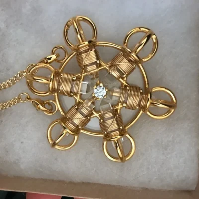 五芒星能量吊坠