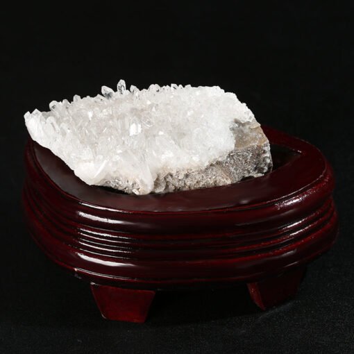能量水晶正品~天然白水晶簇消磁净化能量摆件镇宅转运办公书房卧室桌面家居装饰：圖片 2