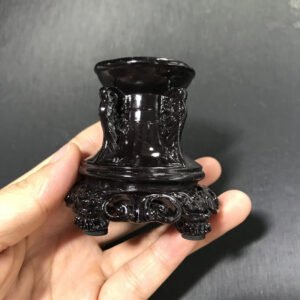天然水晶球原木根雕球座 树脂球拖底座可放6-13厘米球直销